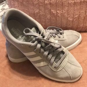 Adidas Grey tennis shoes